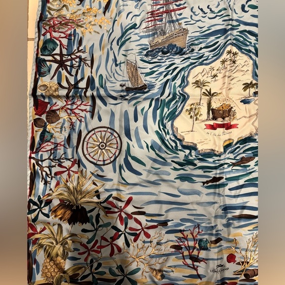 PARIS Longchamp Scarf!💫🗼🌃 - Picture 2 of 5